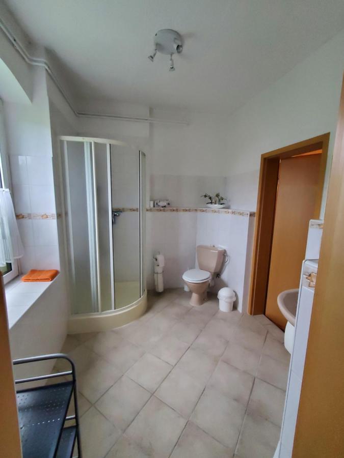 Ferienwohnung Am Rosengarten Лебау Екстер'єр фото